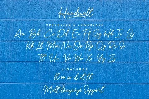 Handswell font