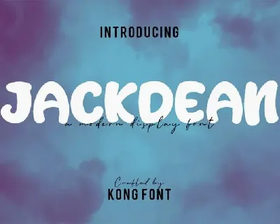 Jackdean Display font