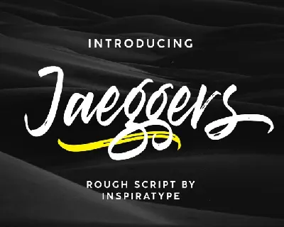 Jaeggers Script font