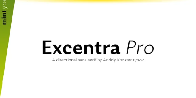 Excentra Pro Family font