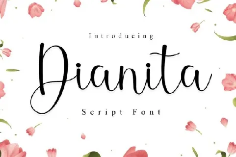 Dianita Script font