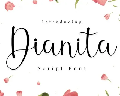 Dianita Script font