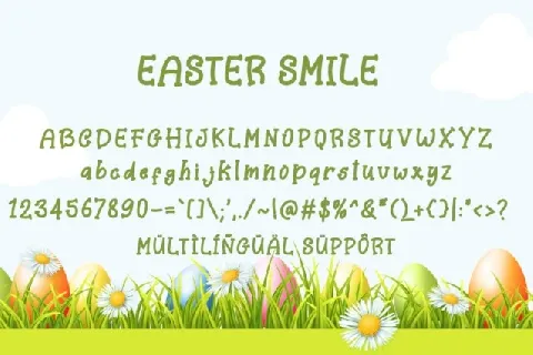 Easter Smile Display font