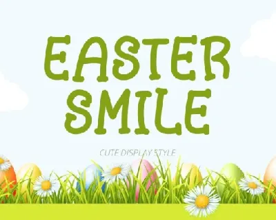 Easter Smile Display font