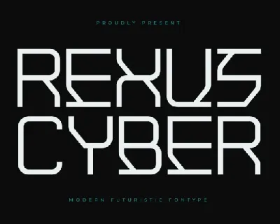 Rexus Cyber font