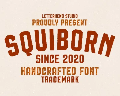 Squiborn font
