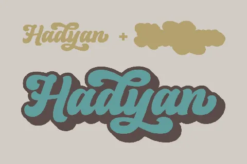 Hadyan Demo font