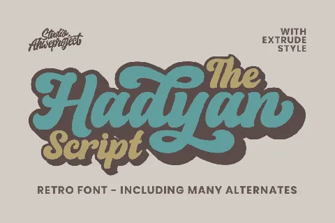 Hadyan Demo font