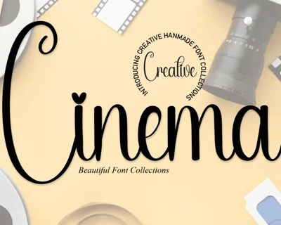 Cinema Script font