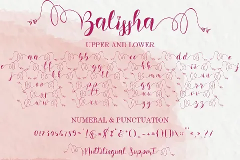 Balissha font