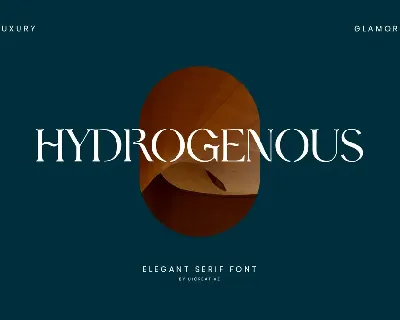 Hydrogenous font