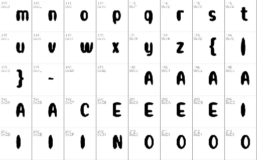 BINBU font