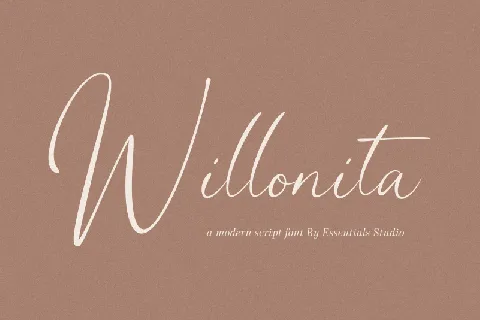 Willonita font