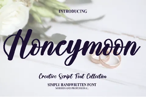 Honeymoon font