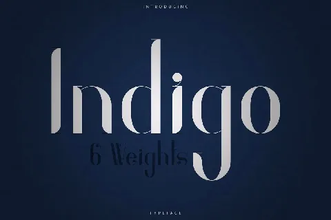 Indigo Typeface font
