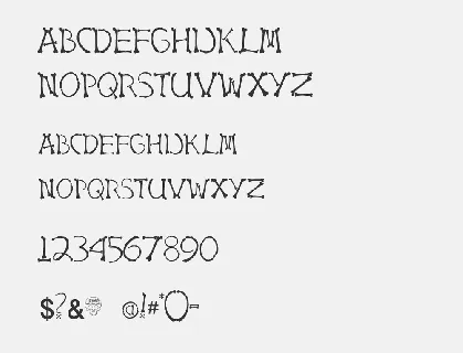 Bu DeBoned font