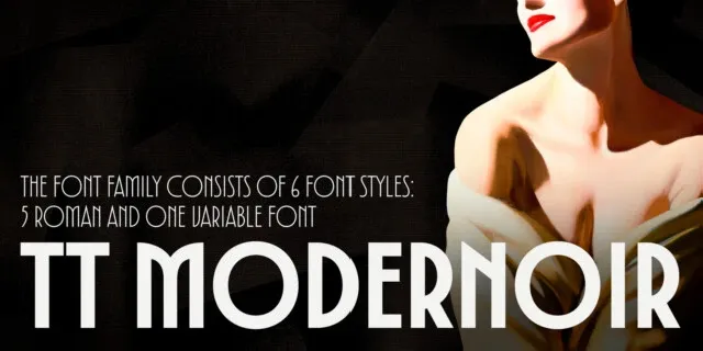 TT Modernoir Family font