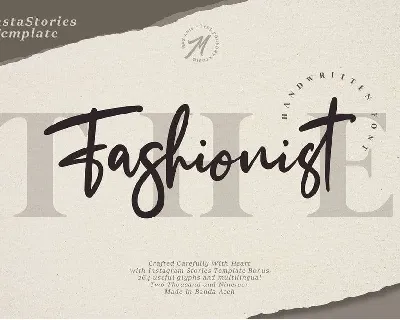 The Fashionist font