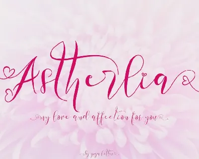 Astherlia font