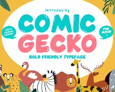 Comic Gecko Pro font