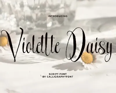 Violette Daisy Demo font