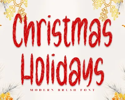 Christmas Holidays font