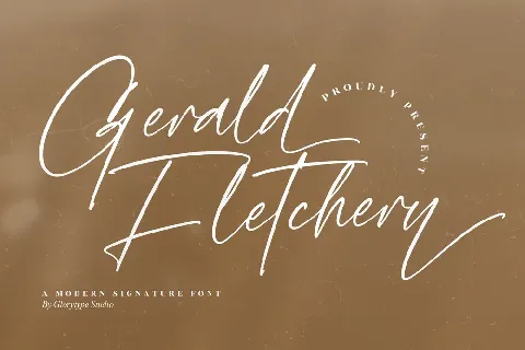 Gerald Fletchery Script font