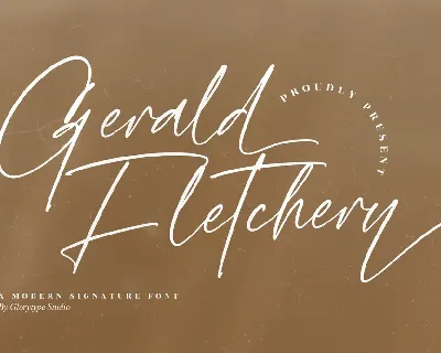 Gerald Fletchery Script font