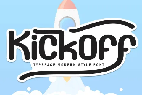 Kickoff Display font