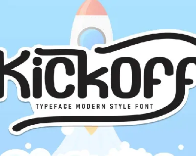 Kickoff Display font