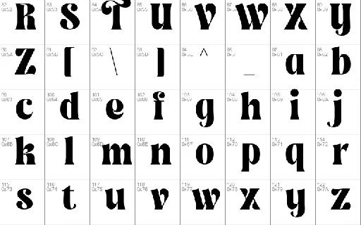 Aviken font