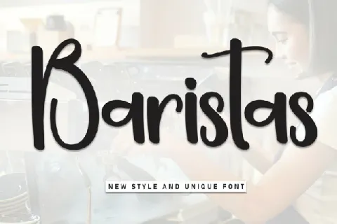 Baristas Script font