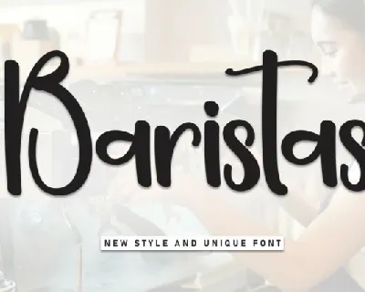 Baristas Script font