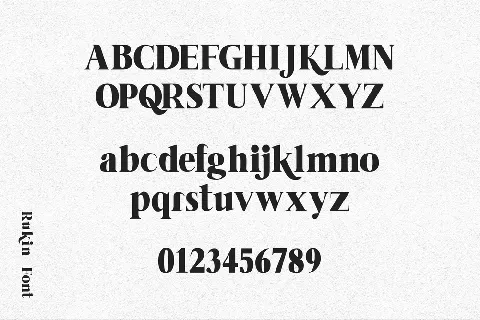 Rukin font