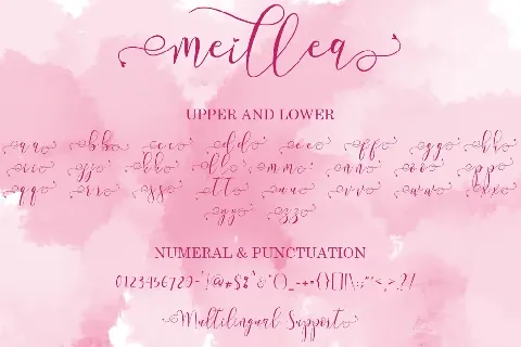 Meillea font