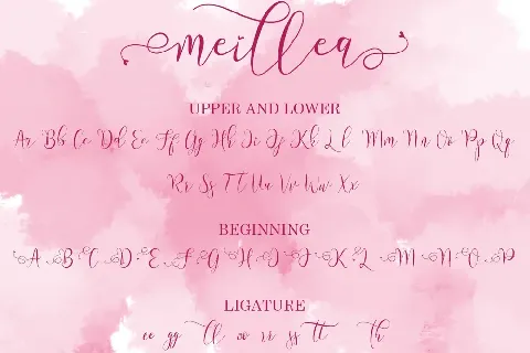 Meillea font