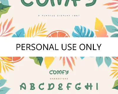 Comfy font