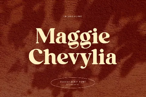 MaggieChevylia font