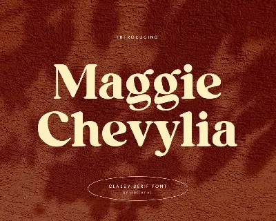 MaggieChevylia font