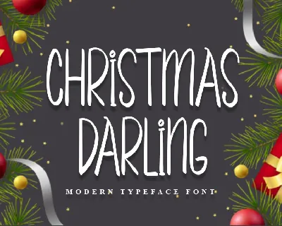 Christmas Darling font