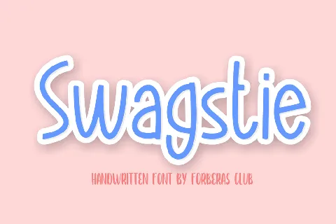 Swagstie font