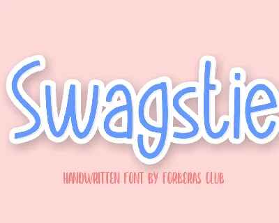 Swagstie font