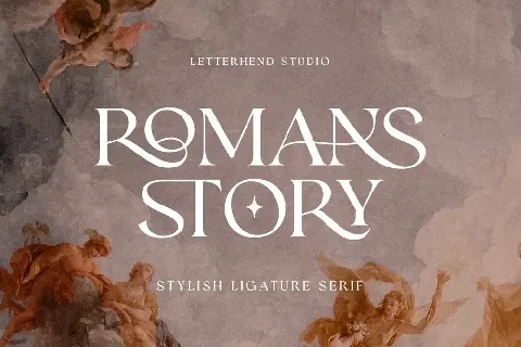 Romans Story font