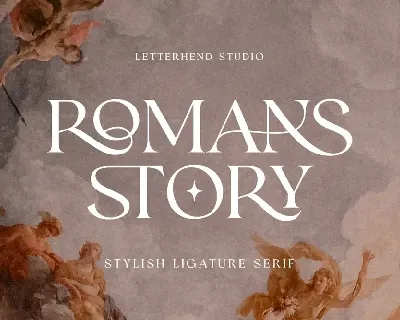 Romans Story font