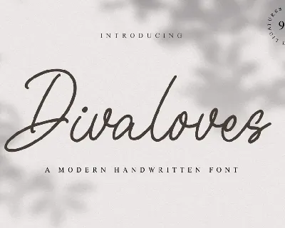 Divaloves font