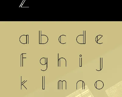 Geometrico font