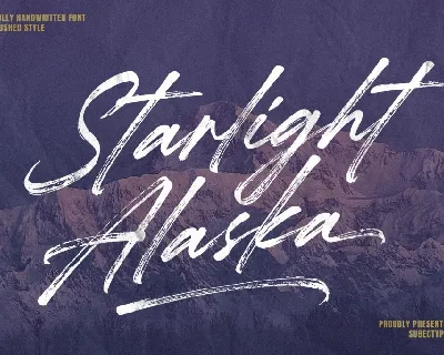 Starlight Alaska font