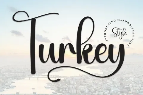 Turkey Script font