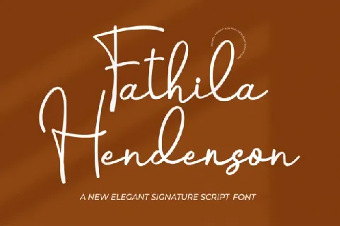 Fathila Henderson font