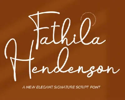 Fathila Henderson font